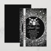 soirée musicale, batterie set adulte, carte de rem (Devant / Derrière)