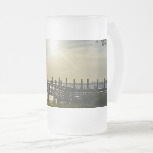 Soirée Paisible À Cooper River Frosted Mug (Devant droit)