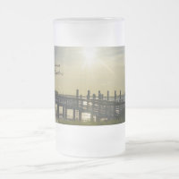 Soirée paisible sur la tasse givré de Cooper River