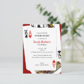 Soirée Poker - Texas Hold'Em Party Invitation (Debout devant)