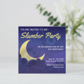 Soirée Pyjama | Invitation Anniversaire Soirée Pyj (Debout devant)