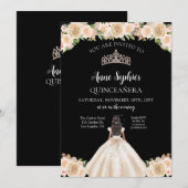 Soiree Quinceañera Tiara Black Kaart (Voorkant / Achterkant)