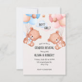 soirée révélatrice, invitation (Devant)