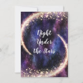 Soirée sous les étoiles Invitations (Dos)