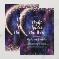 Soirée sous les étoiles Invitations