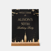 Soirée sur la skyline de New York (Recto)