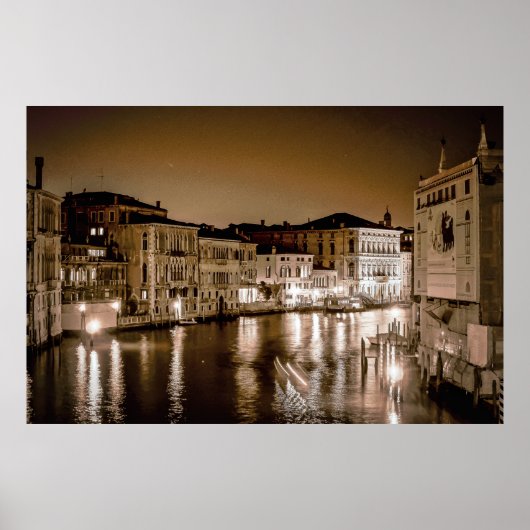 SOIRÉE SUR LE GRAND CANAL Poster (Devant)