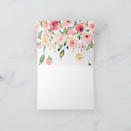 Soirée Thé Rose Merci Note (Intérieur)