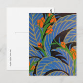 Soirée tropicale Art déco de Seguy - Carte postale (Devant / Derrière)