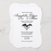 Soirées - Élégante Faire-part de mariage gothique (Devant / Derrière)