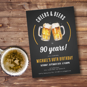 Soirées et bières 90e anniversaire Invitation de f