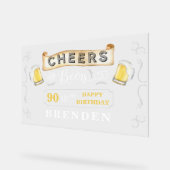 Soirées et bières à 90 ans fête d'anniversaire (Angle)