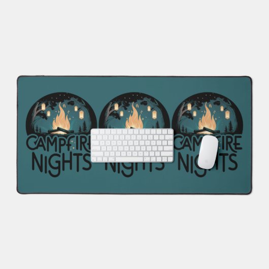 Soirs de feu de camp rustique aventure extérieure (Clavier et souris)