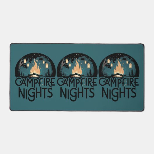 Soirs de feu de camp rustique aventure extérieure (Recto)
