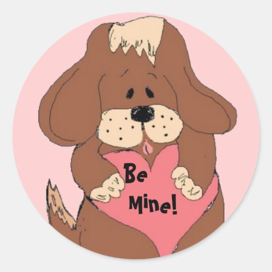 Sois À Moi ! - Stickers Chiot (Devant)