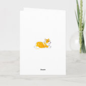 Sois À Moi, Valentine ! Carte Corgi (Dos)