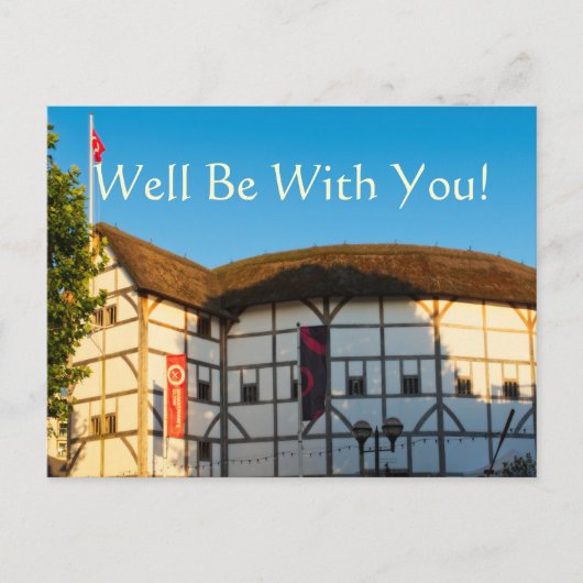Sois Avec Toi ! Carte postale Shakespeare (Devant)