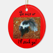 Sois gentil ou je vais vous puer ! - ornement en c (Gauche)