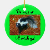 Sois gentil ou je vais vous puer ! - ornement en c (Dos)