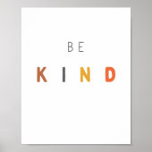 sois gentil. Poster et impression (Devant)