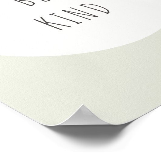 sois gentil. Poster et impression (Coin)