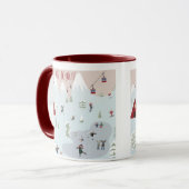 "Sois Joyeux" Café Mug (Devant gauche)