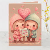 Sois ma carte de la Saint-Valentin (Fleur jaune)