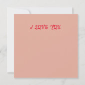Sois ma carte de la Saint-Valentin (Dos)