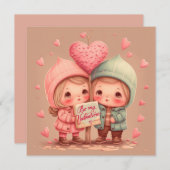 Sois ma carte valentine (Devant / Derrière)