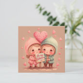 Sois ma carte valentine (Debout devant)