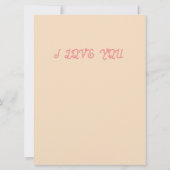 Sois ma carte valentine (Dos)