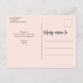 Sois Ma Femme D'Épouse Funny Pee Invitation Carte (Dos)