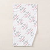 Sois ma Saint Valentin (Serviette à main)