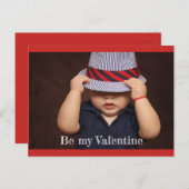 Sois ma Saint Valentin | Carte postale de la Saint (Devant / Derrière)