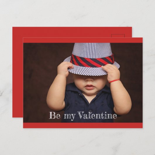 Sois ma Saint Valentin | Carte postale de la Saint (Devant / Derrière)