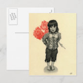 Sois ma Valentine elfboy Carte postale (Devant / Derrière)