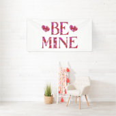 Sois Mien Bannière de vinyle de la Saint-Valentin (Insitu)