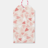 Sois Mien Étiquettes de Saint-Valentin Cœur Rose T (Dos)