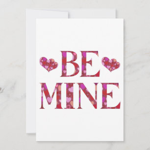 Sois Mien Invitation à la Saint-Valentin