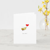 Sois Mienne. Carte de la Saint-Valentin (Fleur jaune)