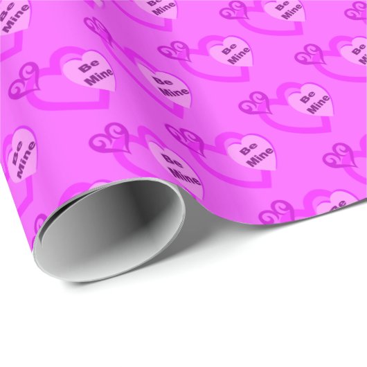 Sois Mon Cadeau de la Saint-Valentin Papier d'Emba (Coin rond)