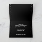 Sois mon garçon d'honneur - Invitation de mariage  (Intérieur)