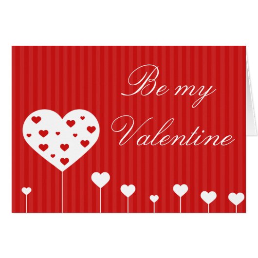 Sois mon Saint-Valentin Beau Coeur Rouge (Devant horizontal)