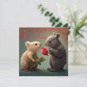 Sois mon Valentin      Carte (Debout devant)