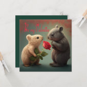 Sois mon Valentin      Carte (Devant/Arrière en situation)