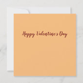 Sois mon Valentin Carte (Dos)