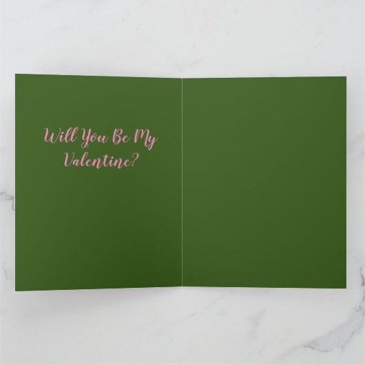 Sois mon Valentin Carte (Intérieur)