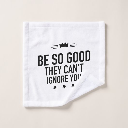 Sois si bon noir (Gant de toilette)