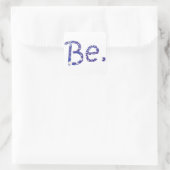 Sois. Stickers Abstraits en bleu blanc (Sac)