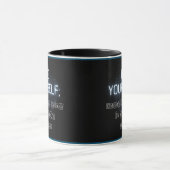 Sois Toi-Même Deux Tone Mug Noir (Centre)